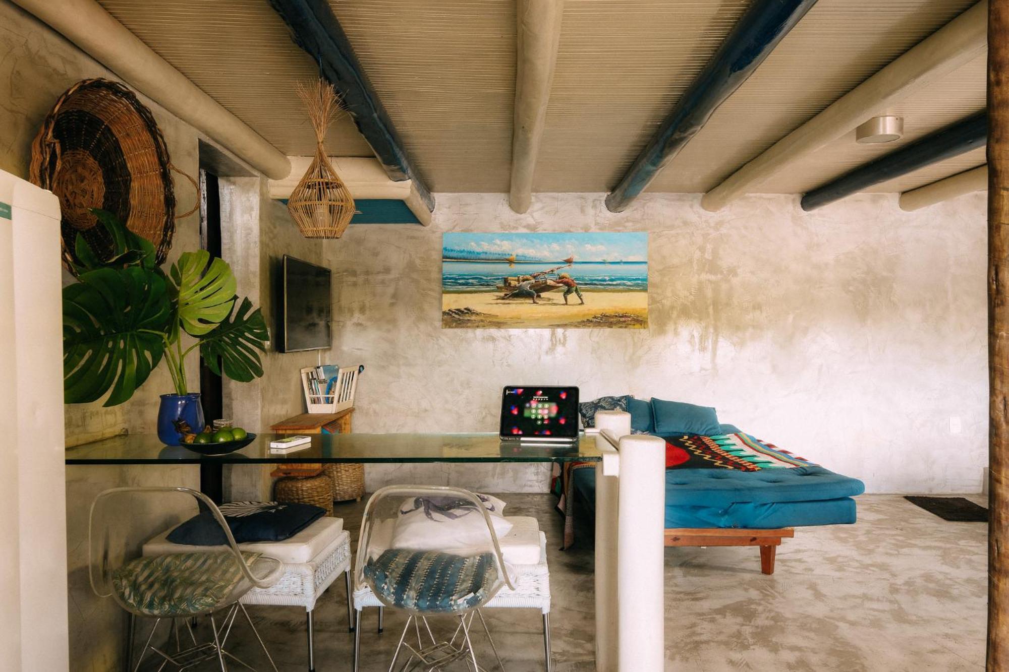 Casinha Azul Caraiva - Casa Completa Na Beira Do Rio Villa Ngoại thất bức ảnh